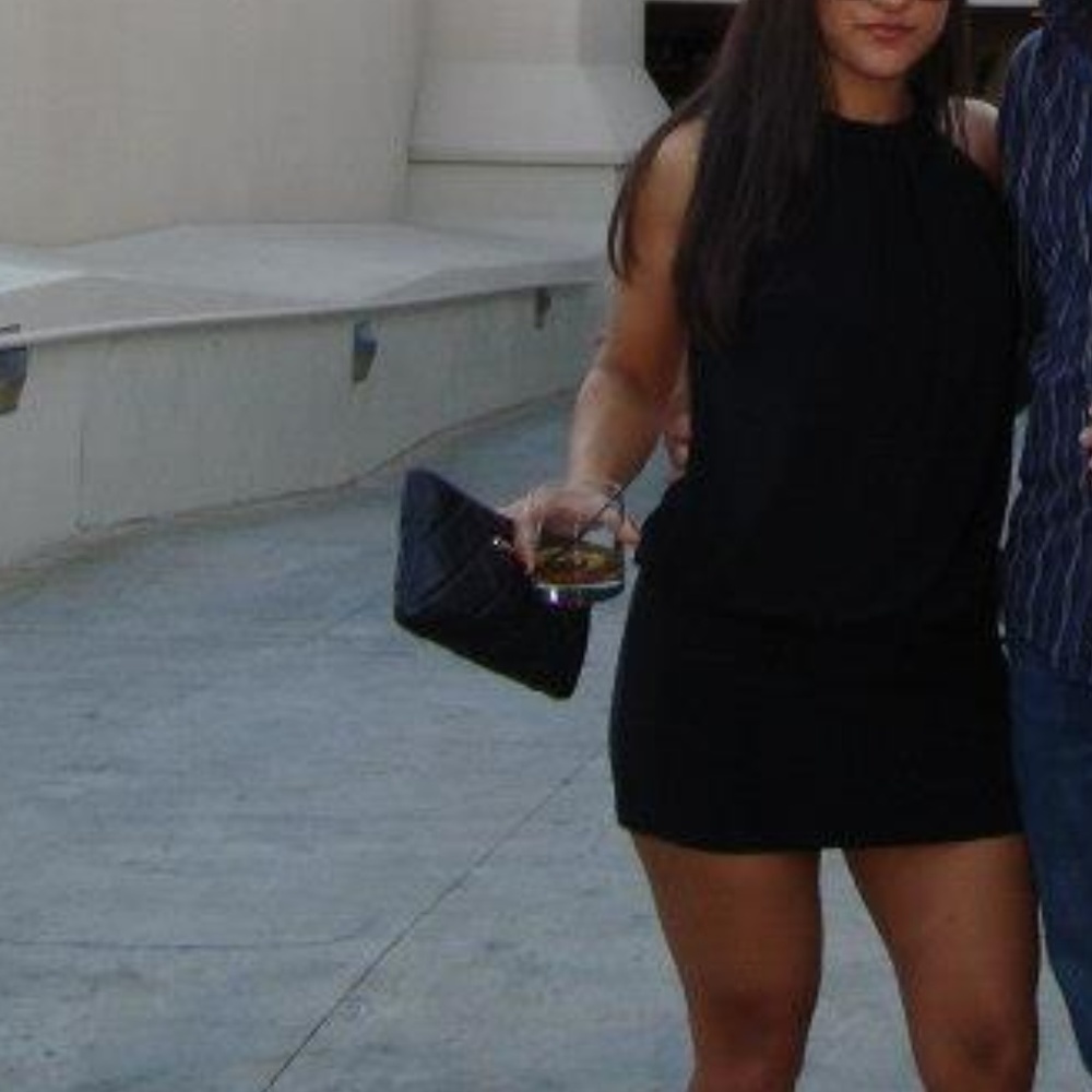 Frank Lyman black mini dress